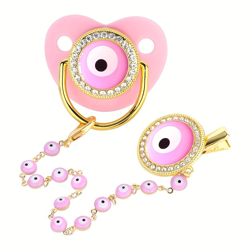 Blingbaby Evil Eye Newborn Pacifier Baby Diamond Demon Soother