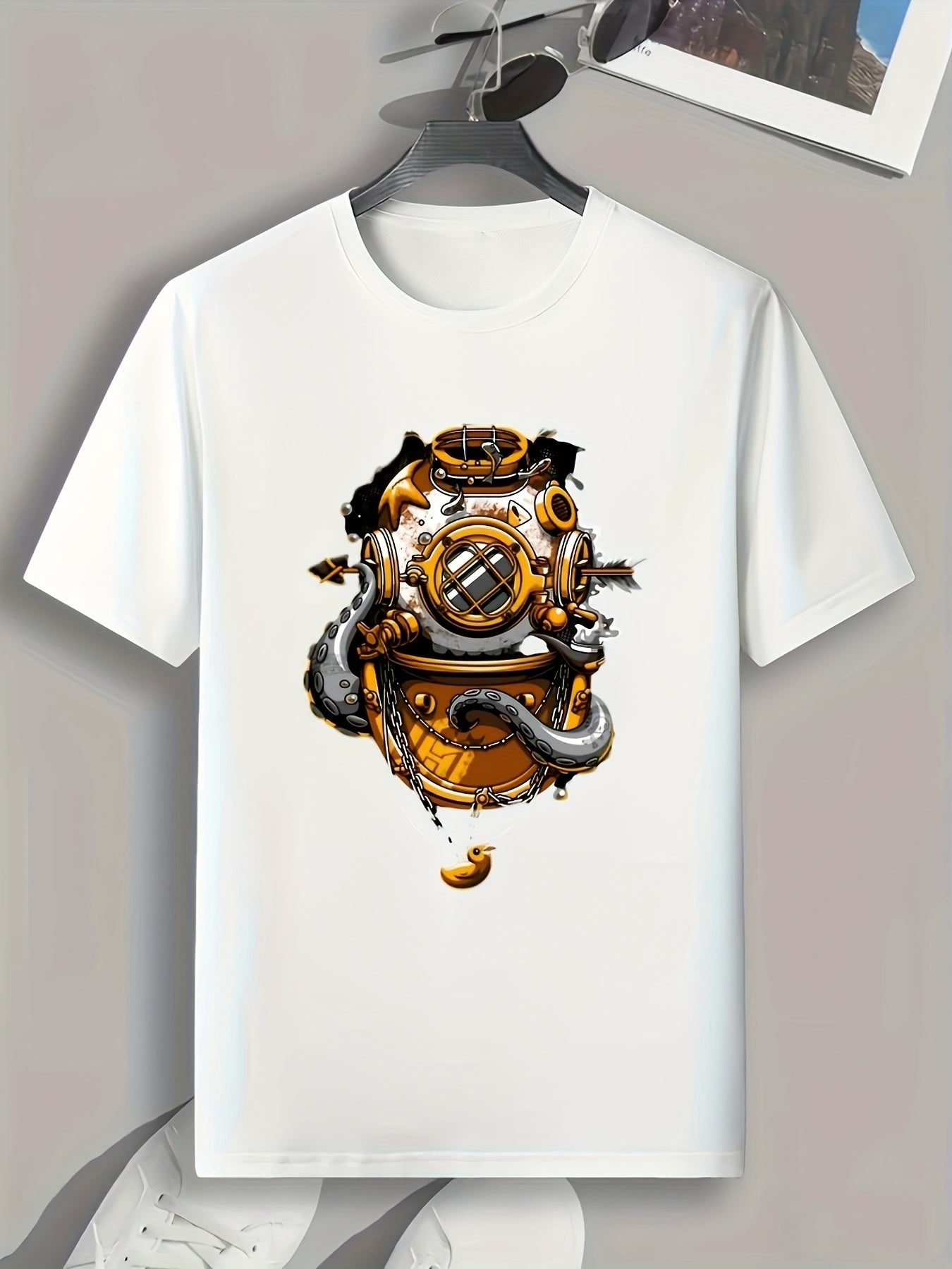 Instrument Print Men's Graphic t-shirt for Summer