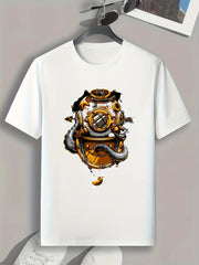 Instrument Print Men's Graphic t-shirt for Summer