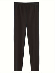 Soft Thermal Pants: Women's Cozy Slim Elastic Tights