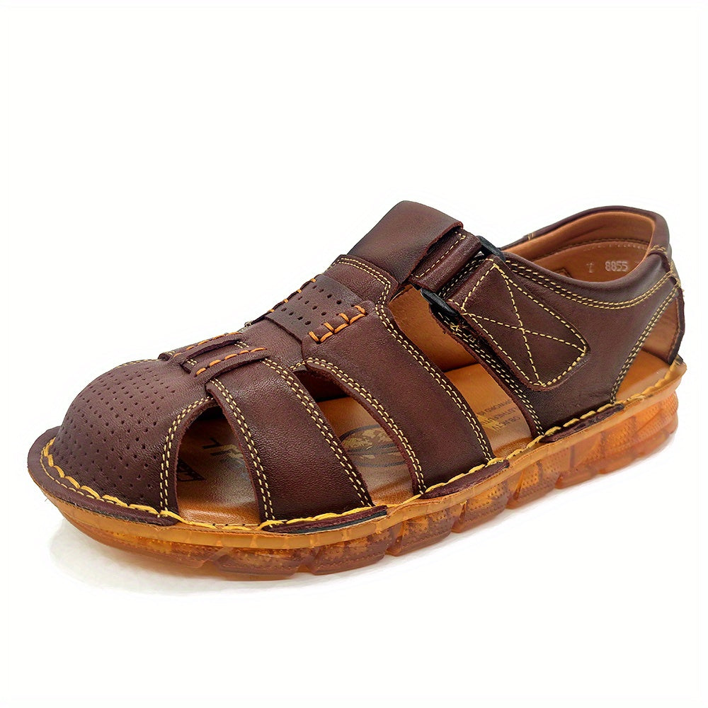 Men's Stitch Anti Collision Sandals Wear resistant Non Slip Outdoor Shoes Summer