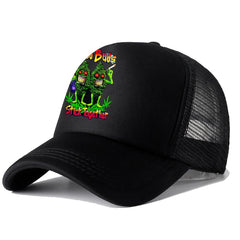 Unisex Sunshade Adjustable Baseball Cap with Embroidery