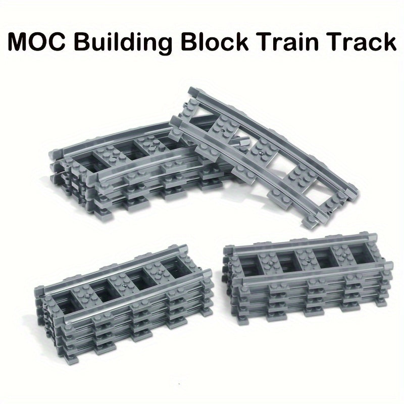 20pcs Train Track Building Block Set - DIY Christmas Gift