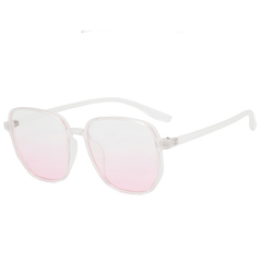Square Casual Eyeglasses Gradient Women Driving Glasses