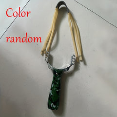 Camo Handle Slingshot with Rubber Band for Practice
