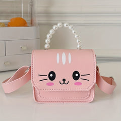 Kids Cartoon Rabbit Shoulder Bag Girls Coin Purse Handbag Wallet