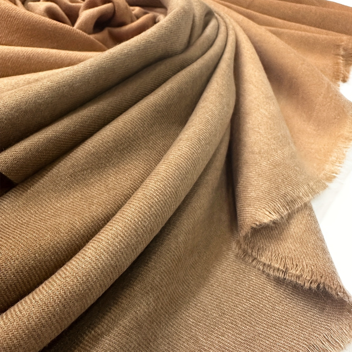 Vintage Gradient Cashmere Scarf Sunproof Shawl