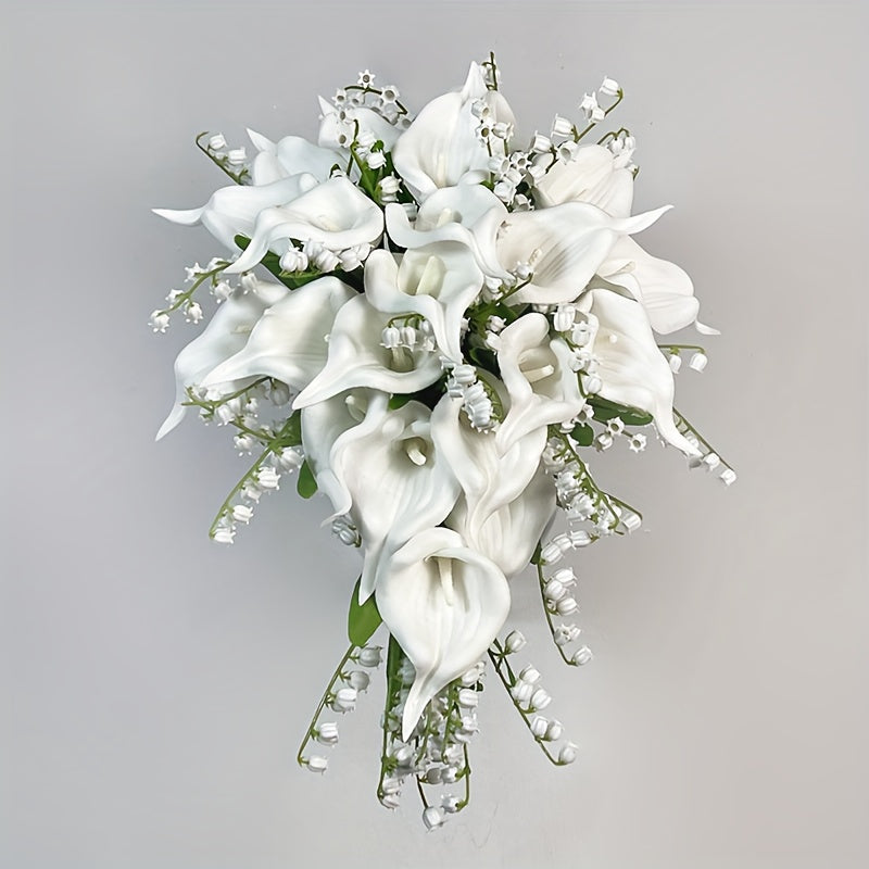 Artificial Calla Lily Bridal Bouquet Set for Wedding Home Decor