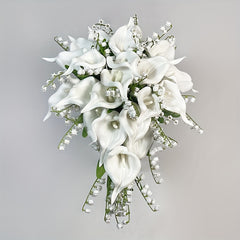 Artificial Calla Lily Bridal Bouquet Set for Wedding Home Decor