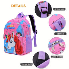 Colorful Cartoon Schoolbags Primary School Students Backpacks