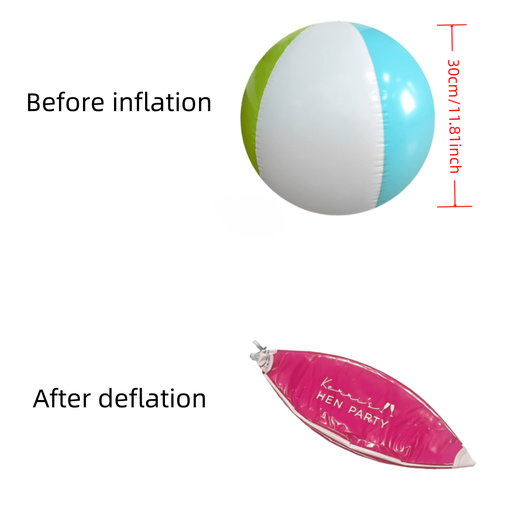 Personalized Name Beach Ball - Customizable Durable Outdoor Gift