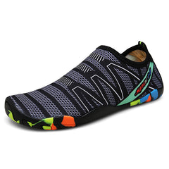Women's Zigzag Water Shoes Quick Dry Aqua Socks for Swimming Surfing