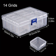 Freestanding Square Box Art Accessories Storage Organizer DIY Crafts Diamond Pai
