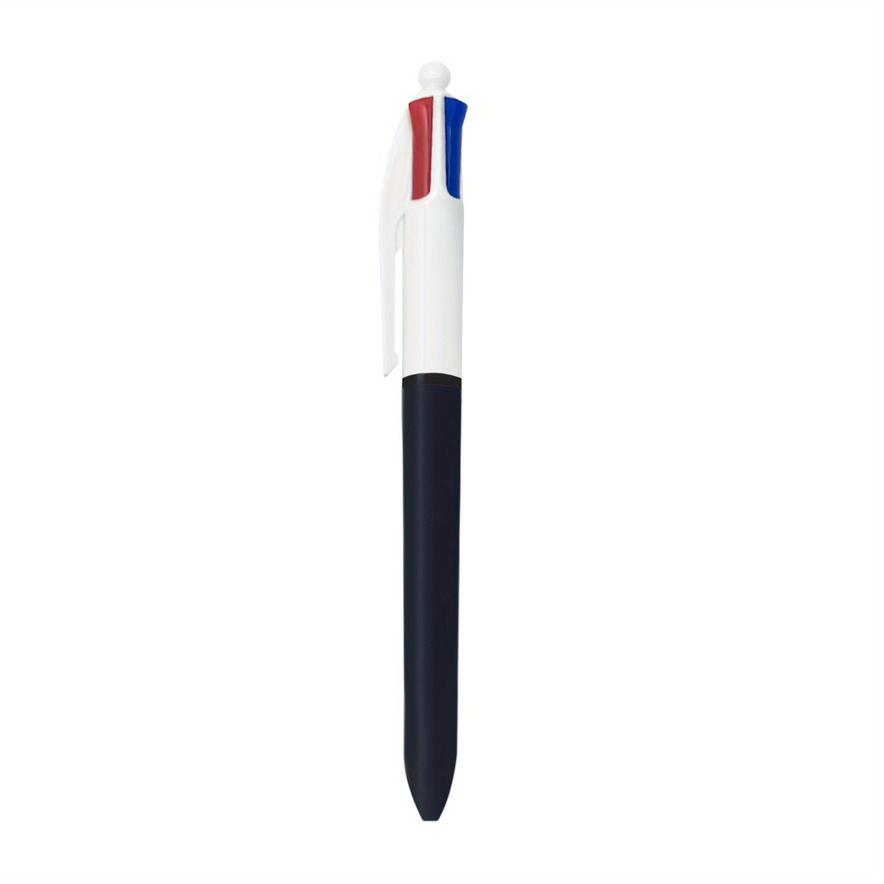 Stylish 4 Ballpoint Pens 1.0mm 4 Colors In 1 Set