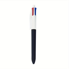 Stylish 4 Ballpoint Pens 1.0mm 4 Colors In 1 Set