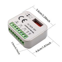 Universal Garage Door Remote Control Receiver 2 CH 433 868 MHz Transmitter RX