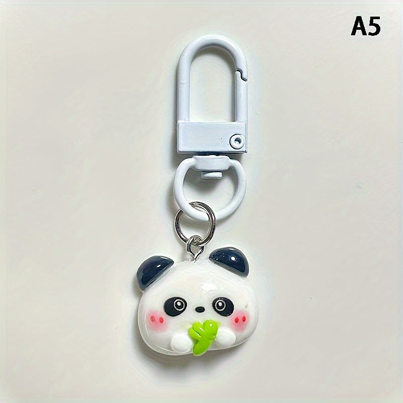 Animal Doll Keychain Cartoon Panda Hamst...