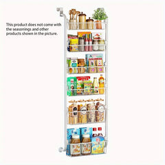 Over The Door Spice Rack Organizer - Kitchen Storage