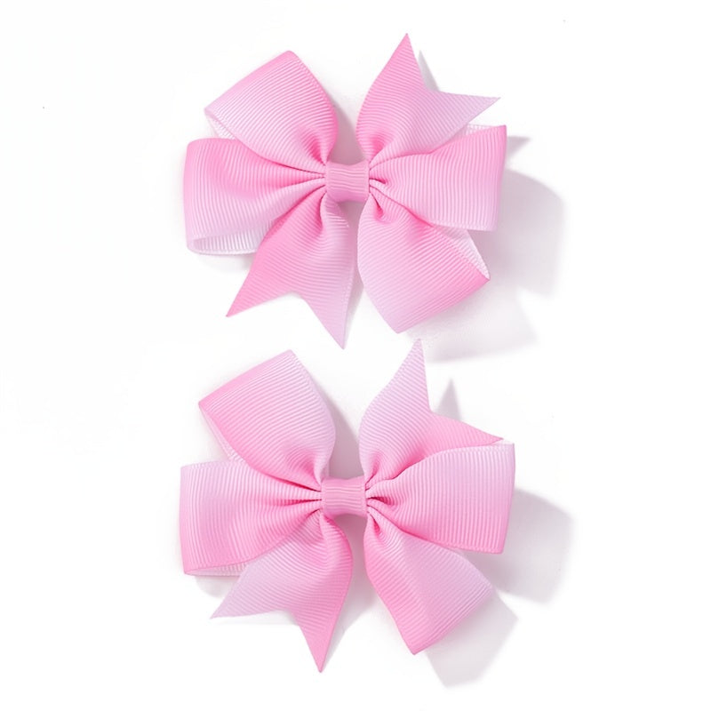 2pcs Candy Bow Hair Clips for Kids