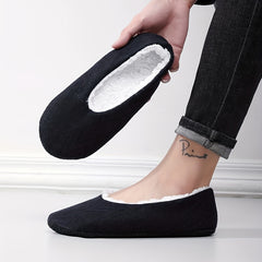 Men's Cozy Anti-Skid House Slippers Winter Indoor Shoes