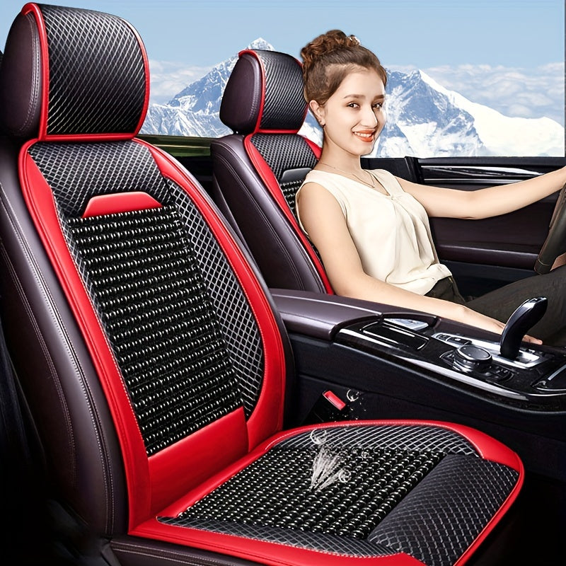 Wooden Bead Car Seat Cover Breathable & Durable Cushion