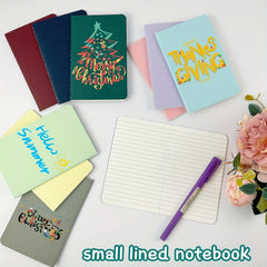 12 Pack Mini Notebooks 8.89x13 Mini Journals - Small Pocket Notebook Set