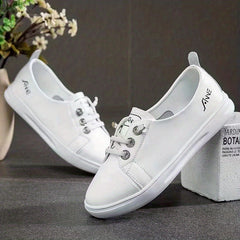 Women's Lace Up Comfortable Flat Sneakers