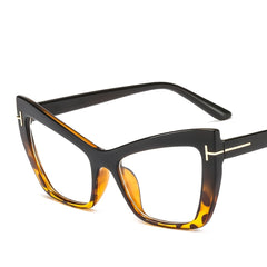 Vintage Cat Eye Glasses Frames - Oversized Retro Style Eyewear