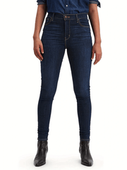Navy Slim Fit High Stretch Skinny Jeans Women's Denim Jeans
