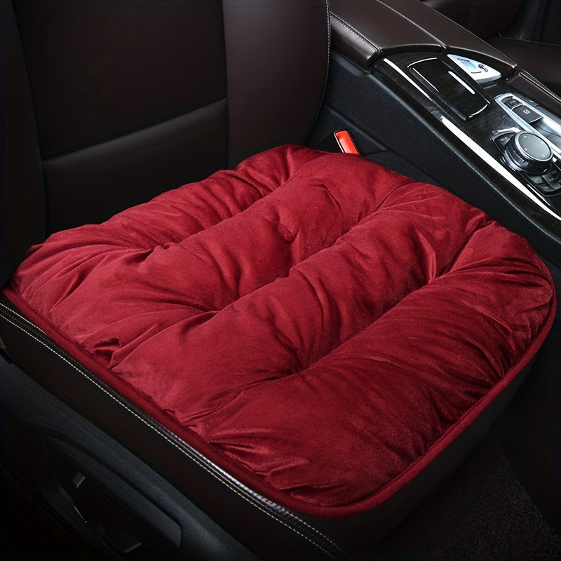 Winter Plush Short Plush Cushion For Car Seat Anti Slip Thermal Insulation
