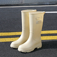 Women's Warm Rain Boots Waterproof & Anti skid Mid Water Shoes
