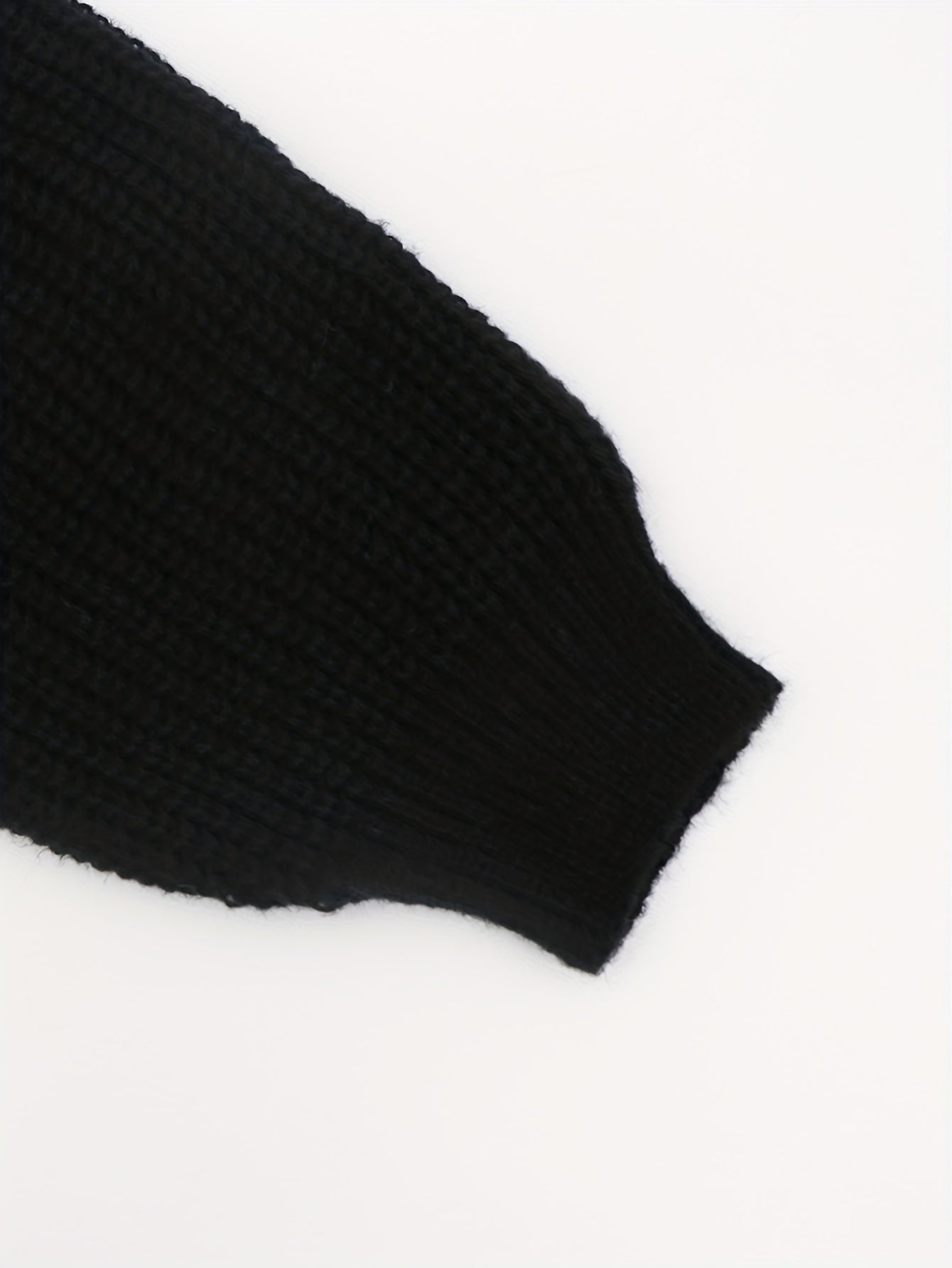 Solid Lantern Sleeve Cold Shoulder Jumper
