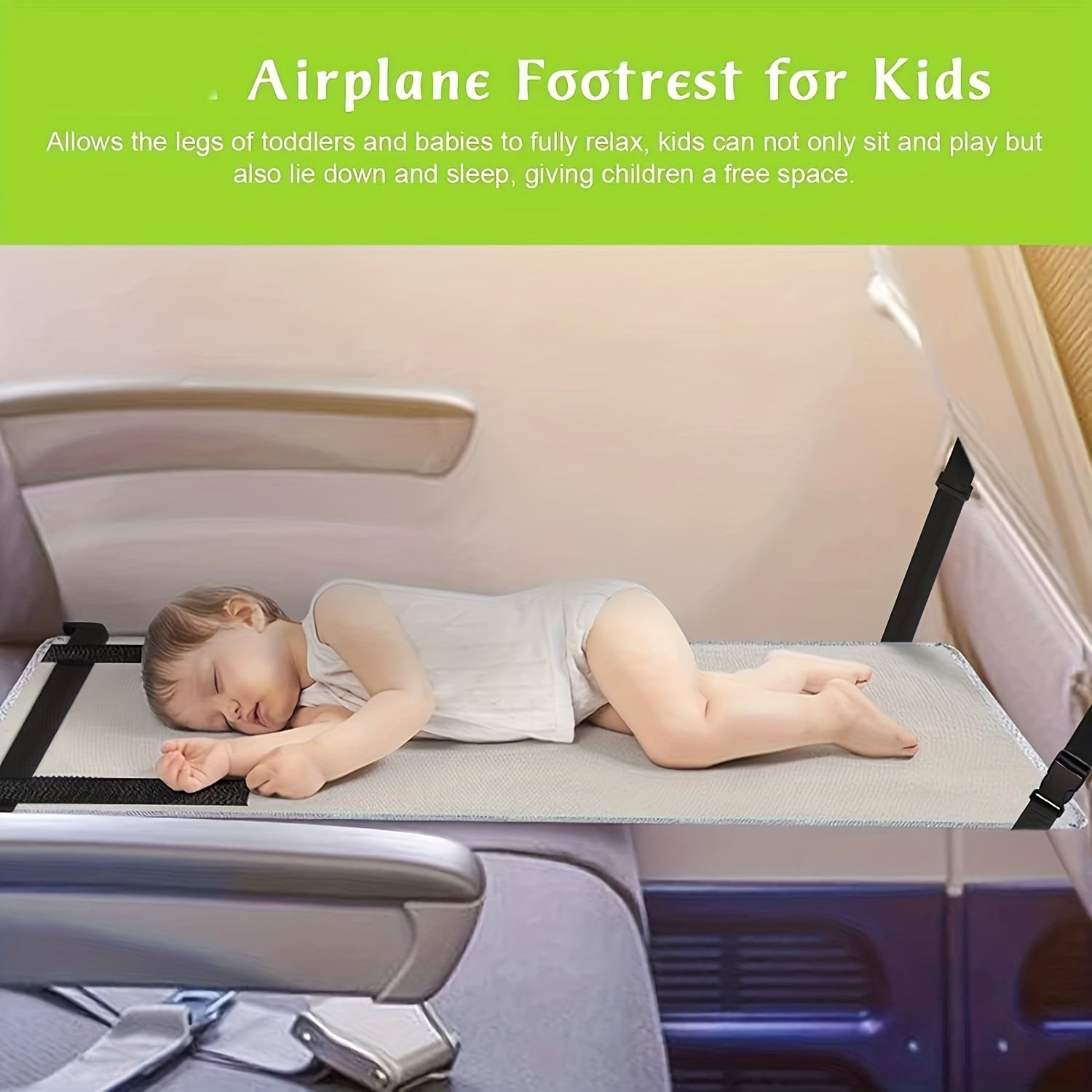 Airplane Seat Extender & Toddler Travel Bed