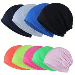 Soft Elastic Skull Cap Thin Breathable Slouchy Baggy Hats Unisex