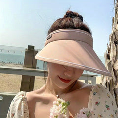 Wide Brim UV Protection Visor Hat for Women