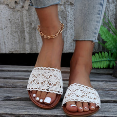 Women's Breathable Slide Sandals Lightweight Slip On Shoes