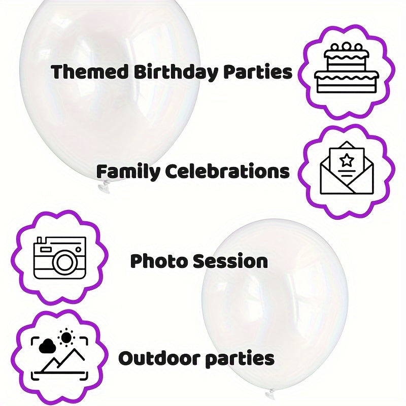 50pcs Transparent Latex Balloons 30 48 Cm Helium Balloons for Birthday Wedding