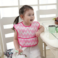 Baby Soft Bib Cartoon Printing Washable Bib Boys Girls Feeding Bib