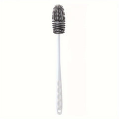 Long Handle Silicone Brush for Thoroughly Cleaning Cups