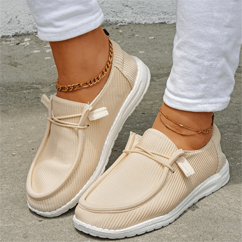 Women's Slip-On Casual Sneakers Breathable Low Top Comfortable Walking Shoes