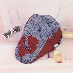 Casual Summer British Beret With Block Letter