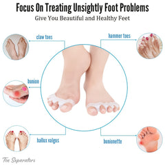 Toe Separators Bunion Corrector for Men and Women