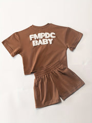 2pcs Baby Casual T-shirt & Shorts Set for Summer