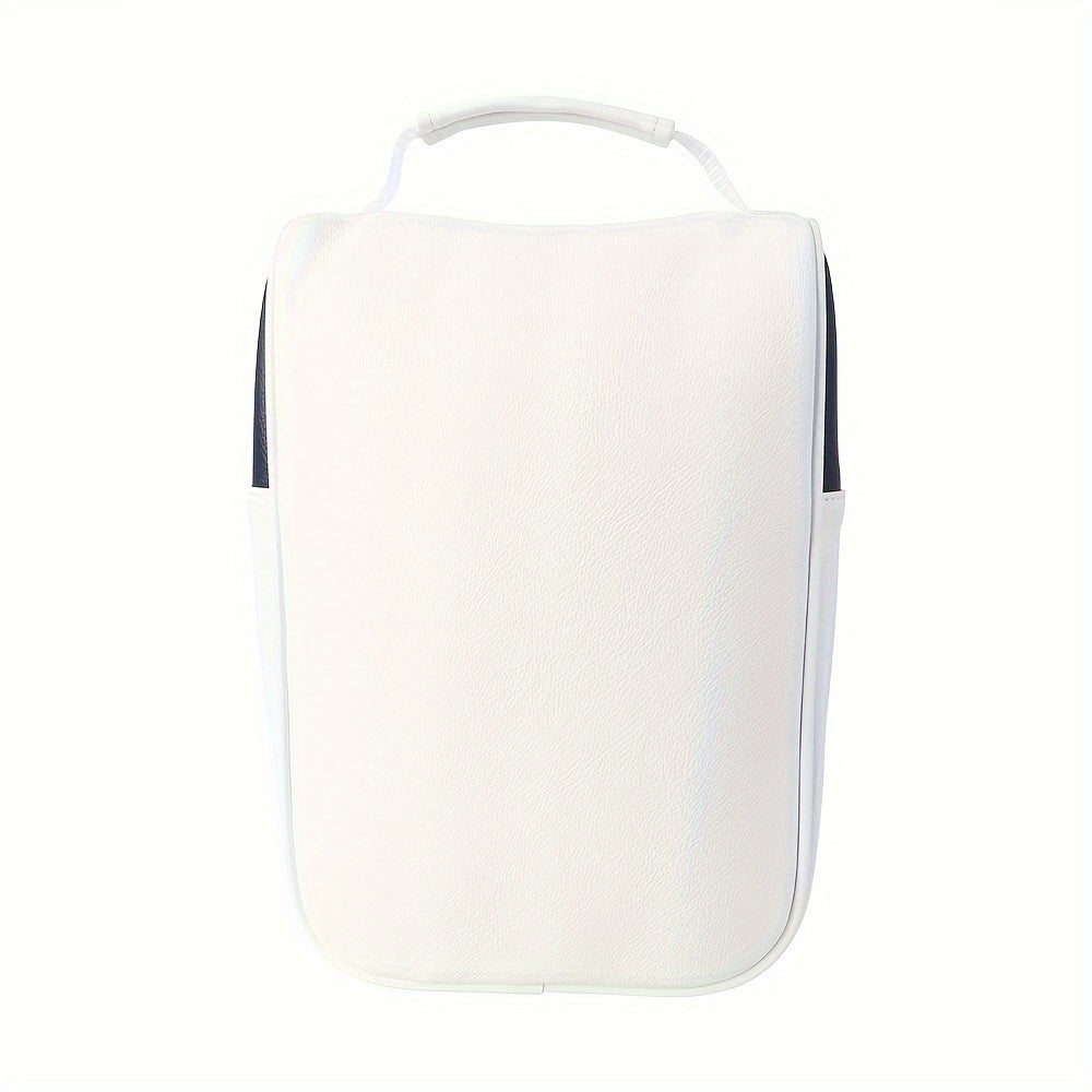 Portable Golf Shoe Bag PU Pearl Cotton Lining Carry Tote