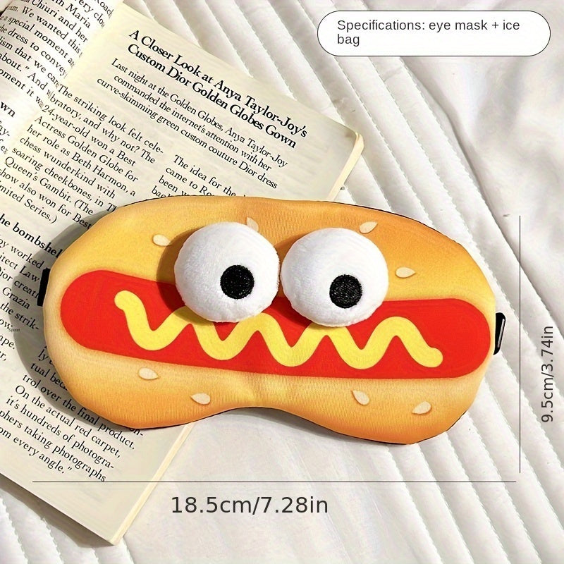 Cartoon Eye Mask Comfortable Blackout for Sleeping Traveling Napping