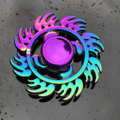 Colorful Alloy Metal Fidget Spinner Iridescent Purple Pink Green Golden Spinner