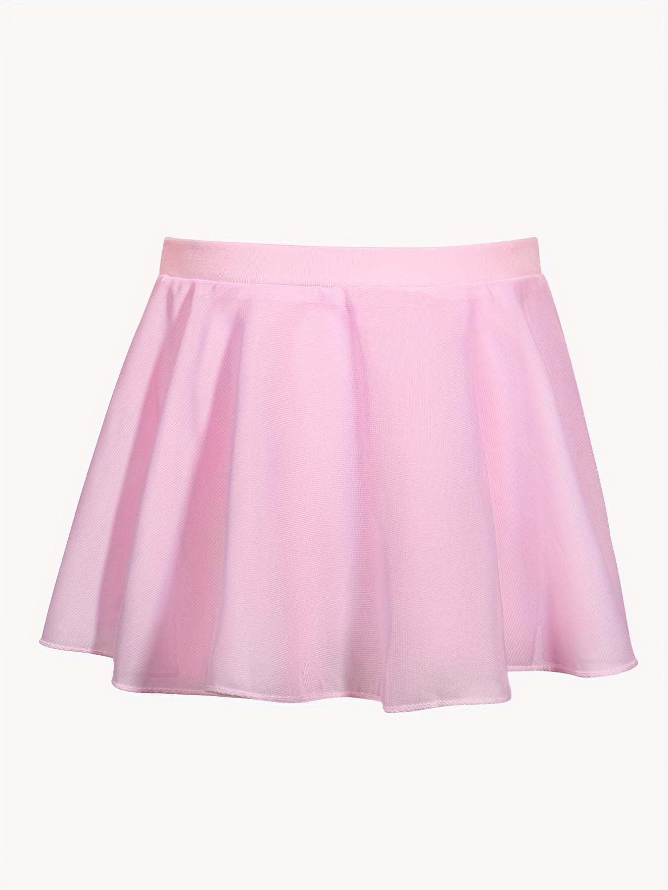 Girls Solid Ballet Tutu Skirt for Dancing Performance