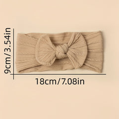 4pcs Jacquard Bow Wide Brim Headband for Infant Toddler Baby