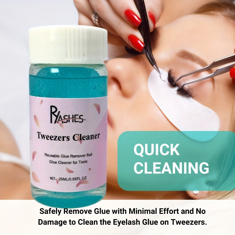 Glue Cleaner Tweezers Cleaning For Tools Eyelash Extension Glue