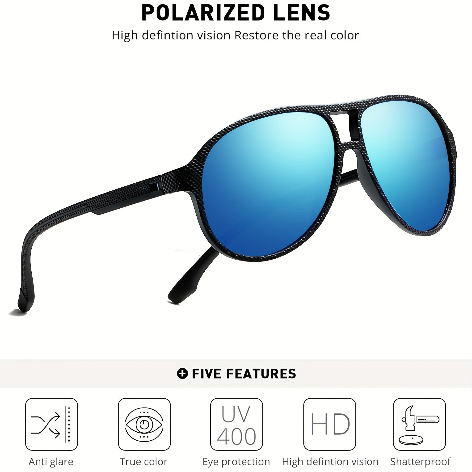 Men's Polarized Business Sports Style Sunglasses UV400